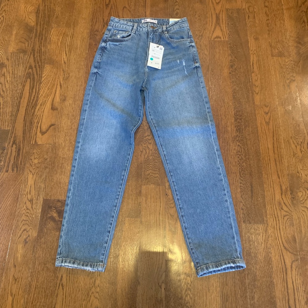 Zara size 4 mom jeans